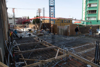 Image of English Bay (Construction)